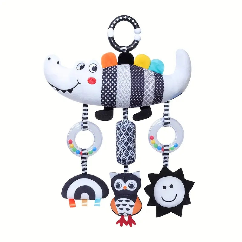 Baby Wind Chime Hanging Ornament Car Toy - Caterpillar or Crocodile